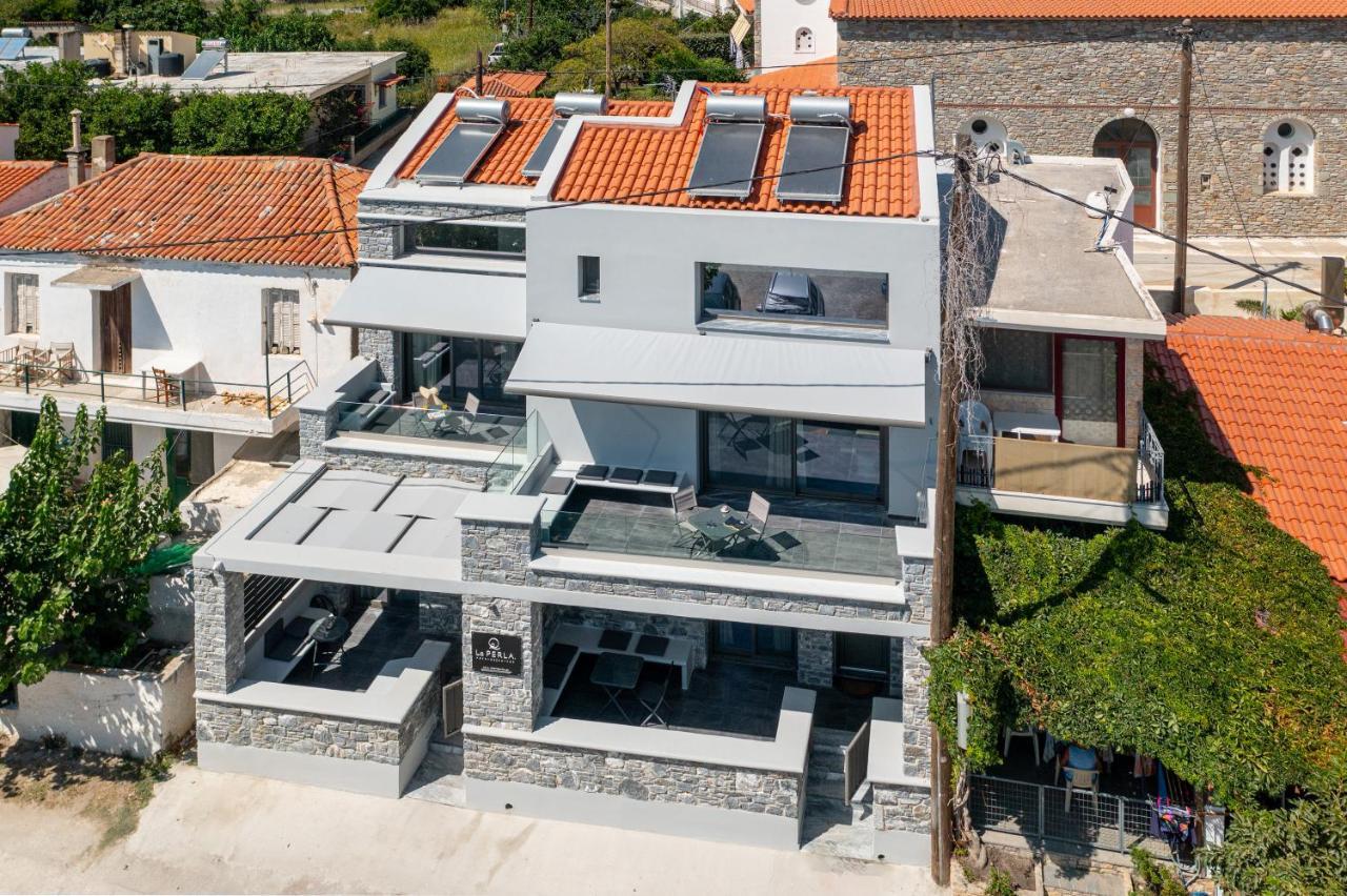 La Perla Suites Agioi Apostoli Exterior foto